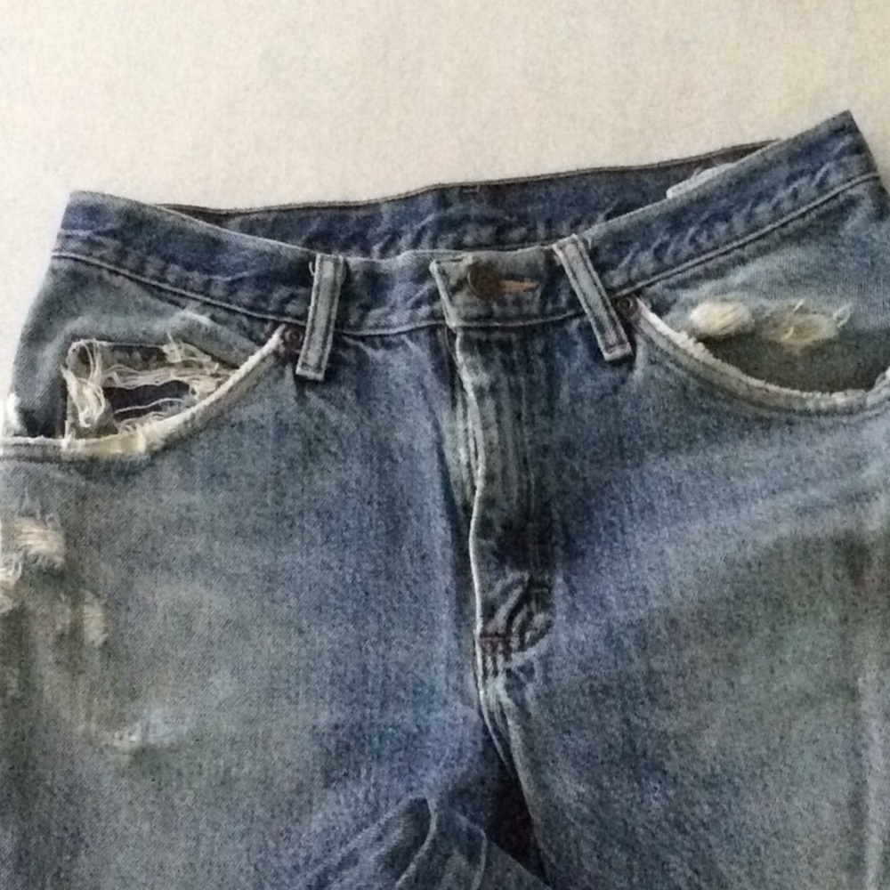 Distressed Jeans.  M141
